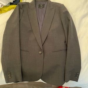 Italian wool grey j crew suit jacket (also have matching pants for sale)